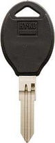 Hy-Ko 12005DA38 Automotive Key Blank, For: Nissan Vehicle Locks, Brass/Plastic, Nickel, Pack of 5