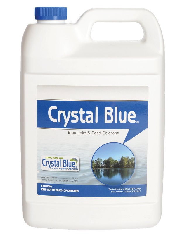 Sanco 00111 Crystal Pond Dye, Liquid, Blue, 1 gal