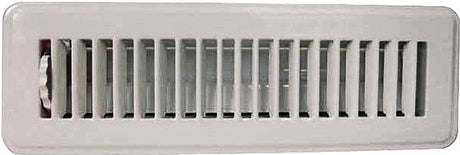 ProSource FR01-2X10W Floor Register, Steel, White