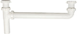 Plumb Pak PP925W End Waste Outlet, 1-1/2 in, Slip, Plastic, White
