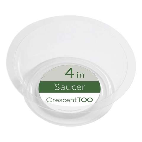 Crescent Too 1.5 in. H X 4 in. D Polyethylene Plant Saucer Clear, Pack of 50