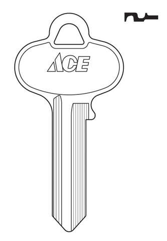 Ace House/Office Key Blank Single For Segal Locks, Pack of 10