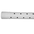 ADS 4520010 Triple-Wall Pipe, 4 in, 10 ft L, Bell x Spigot, White