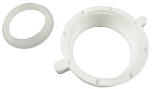 Danco 86786 Nut and Washer, 1-1/2 in, Polyethylene