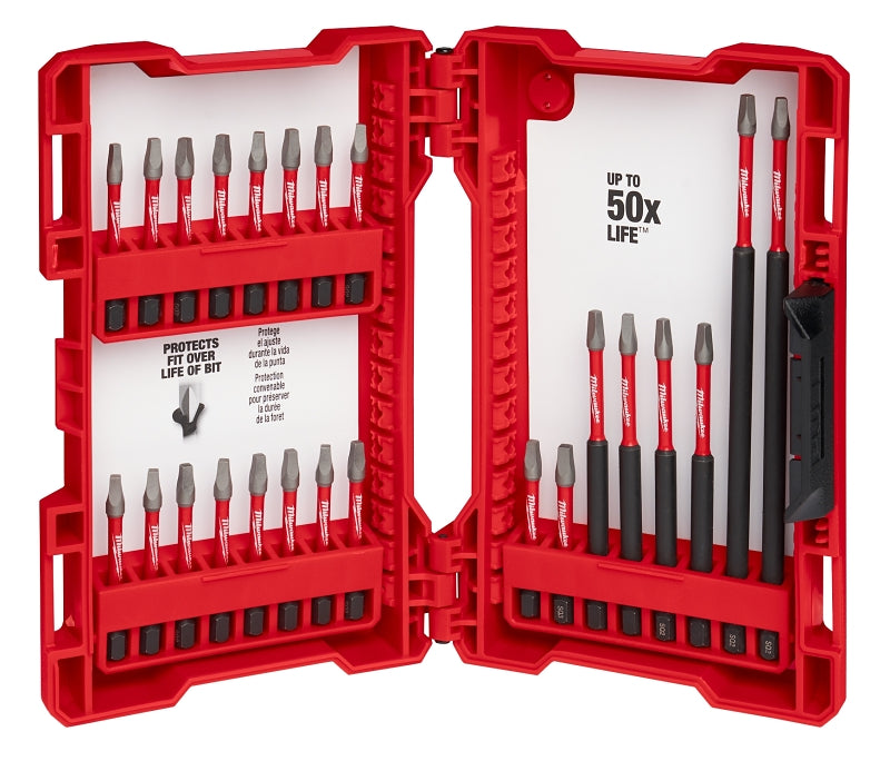 Milwaukee 48-32-4019 Screwdriver Bit Set, 24-Piece, Steel