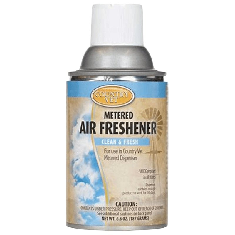 Country Vet 332502CVCA Air Freshener, 5.3 oz Can, Clean and Fresh, 30 -Day Freshness