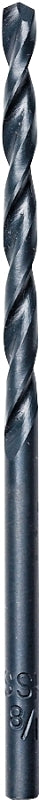 Milwaukee 48-89-2722 Jobber Drill Bit, 1/4 in Dia, 4 in OAL, Parabolic Flute, 3-Flute, 1/4 in Dia Shank