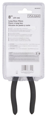 Vulcan PC920-35 Plier, 8 in OAL, 1.6 mm Cutting Capacity, 5.2 cm Jaw Opening, Black Handle, 7/8 in W Jaw, 2-1/2 in L Jaw