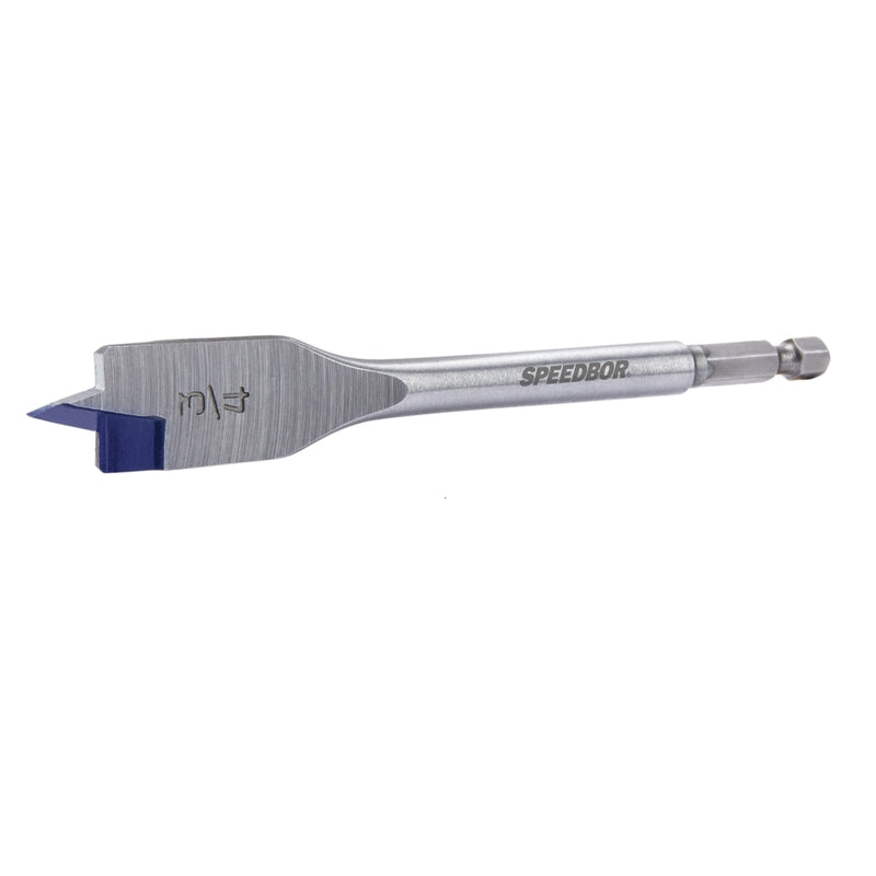 Irwin Speedbor 3/4 in. X 6 in. L Carbon Steel Wood Boring Bit Hex Shank 1 pc