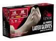 Venom Steel VEN4125 Non-Sterile Disposable Gloves, L/XL, Latex, Clear, 9 in L