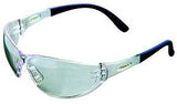 Safety Works 10041748 Contoured Safety Glasses, Anti-Fog, Anti-Scratch Lens, Rimless Frame