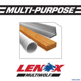 Lenox MULTIWOLF 8 in. Bi-Metal WAVE EDGE Reciprocating Saw Blade 10 TPI 1 pk