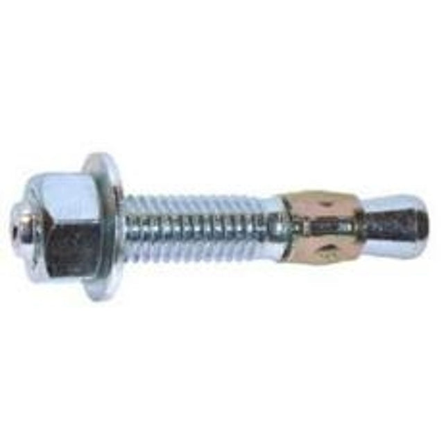 Cobra Anchors Parawedge 498M Wedge Anchor, 3/8 in Dia, 3-3/4 in L, 844 lb, Carbon Steel, Zinc, 20/PK