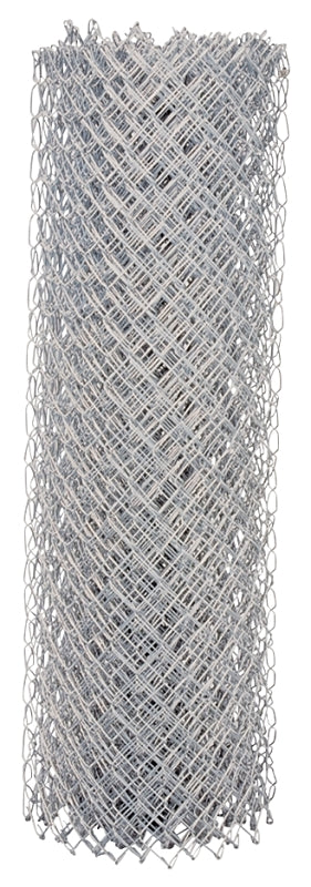 Stephens Pipe & Steel CL105024 Chain Link Fence, 72 in W, 50 ft L, 2-3/8 in Mesh, 11.5 ga Gauge, Steel, Galvanized