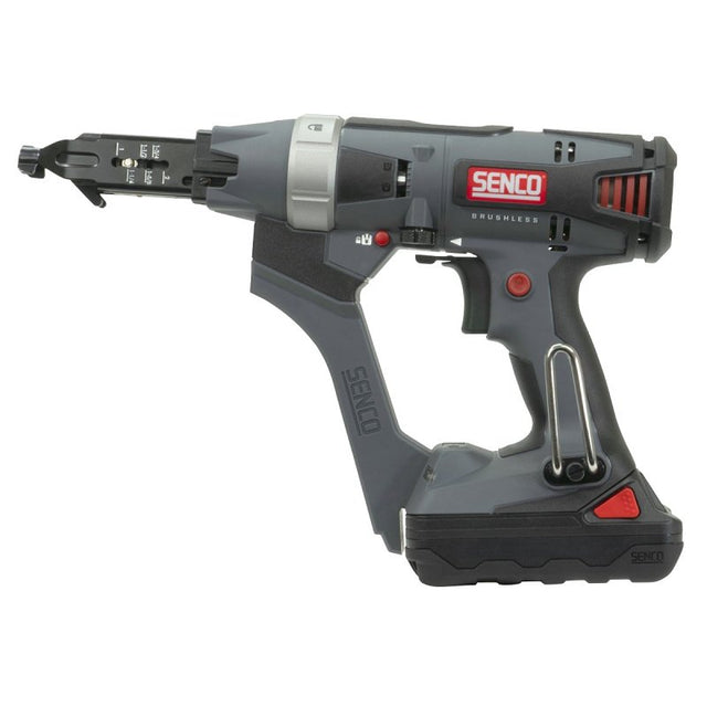 Senco 10B0001N/7X0001N Cordless Auto-Feed Screwdriver, Battery Included, 18 V, 3 Ah, 2 in Chuck