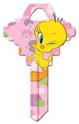 SC1 KEYBLANK TWEETY BLING, Pack of 5