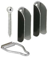 Make-2-Fit PL 8102 Top Hanger and Bottom Latch, Aluminum, Bronze, For: 3/8 in Screen Frame