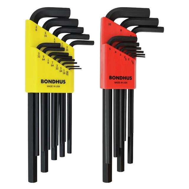 Bondhus 22199 L-Wrench Double Pack, 22-Piece, Steel
