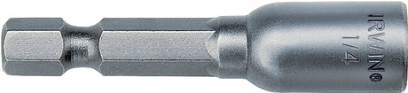 Irwin 3547121C Nutsetter, 1/4 in Drive, Lobular Drive, 1-7/8 in L, 1/4 in L Shank, Hex Shank, 1/PK