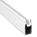 Make-2-Fit PL-14157 Window Frame, 3/8 in W, 4.437 in H, 94 in L, Aluminum, White, Pack of 12