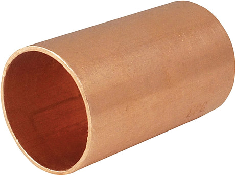 Nibco 82500CP Pipe Coupling with Stop, 1/2 in, Sweat