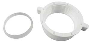Danco 86797 Nut and Washer, Beveled, Polyethylene, Pack of 3