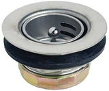 Danco 86805 Basket Strainer Assembly, 2-13/16 in Dia, Stainless Steel, For: 2-13/16 x 1-3/4 in Small Opening Sink