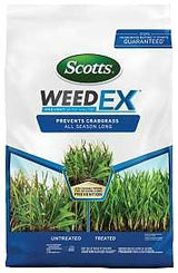 Scotts WeedEx 49024 Crabgrass and Grass Weed Preventer, Solid, Spreader Application, 10 lb Bag