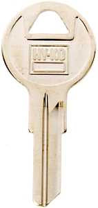 Hy-Ko 11010Y14 Key Blank, Brass, Nickel, For: Yale Cabinet, House Locks and Padlocks, Y14 Key Number, Pack of 10