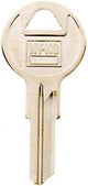 Hy-Ko 11010Y14 Key Blank, Brass, Nickel, For: Yale Cabinet, House Locks and Padlocks, Y14 Key Number, Pack of 10