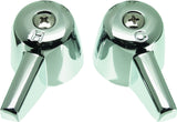 Danco 80401 Faucet Handle, Metal/Zinc, Chrome Plated, For: Central Brass Kitchen and Bathroom Sink Faucets