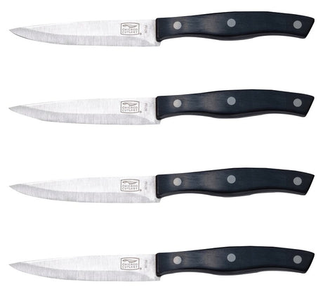 Chicago Cutlery Ellsworth 1137218 Steak Knife Set, 4 -Piece, Stainless Steel, Pack of 12