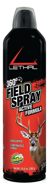 Lethal 9717B67-10A12 360 deg Field Spray, Odorless, Liquid, 10.5 oz, Spray Bottle, Pack of 12