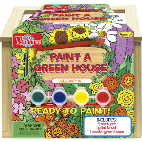 T.S. Shure Paint A Green House 6 pc, Pack of 6