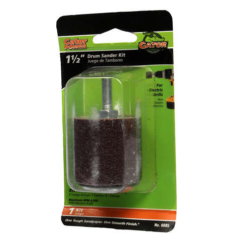 Gator 1.5 in. D X 1.5 in. L Aluminum Oxide Drum Sander Kit 50 Grit Coarse 1 pc