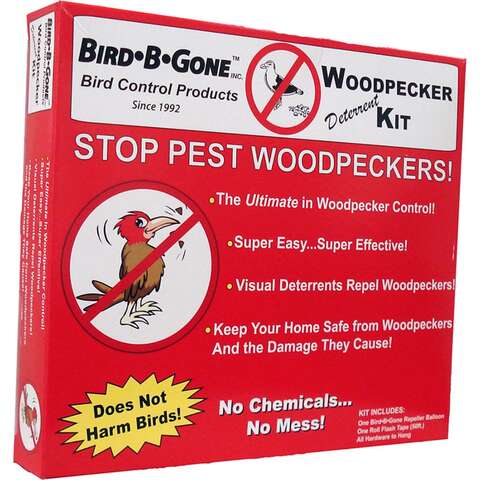 Bird-B-Gone Bird Deterrent Kit For Woodpeckers 5 pk