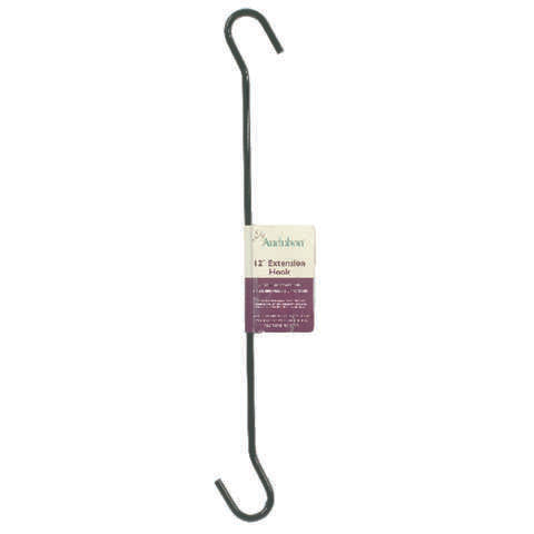 Audubon Green Steel 12 in. H S Extender Hook 1 pk