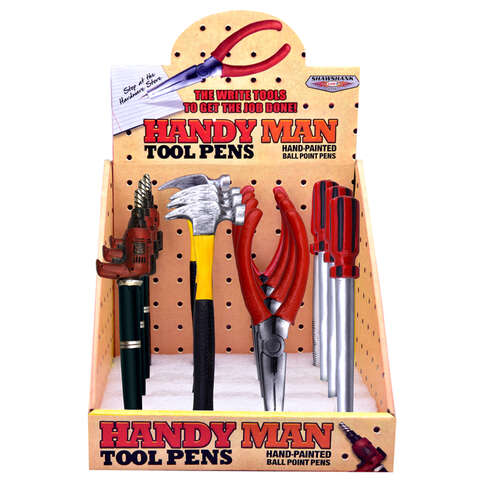 Shawshank LEDz Handy Man Tool Pens Plastic 1 pk, Pack of 16