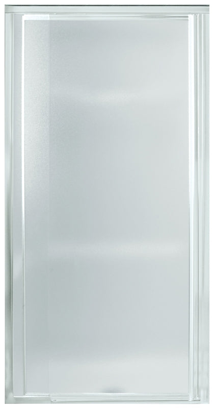 Sterling Vista Pivot II Series 1500D-31S Shower Door, 27-1/2 to 31-1/4 in Opening, Tempered Glass, Textured Glass