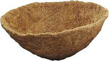 Landscapers Select T51451B-3L Planter Liner, 15 in Dia, 7 in H, Round, Natural Coconut, Brown, Pack of 10