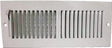 ProSource SW02-12X4 Sidewall Register, Steel, White