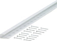 M-D 70144 Cap Moulding with Nail, 96 in L, Aluminum