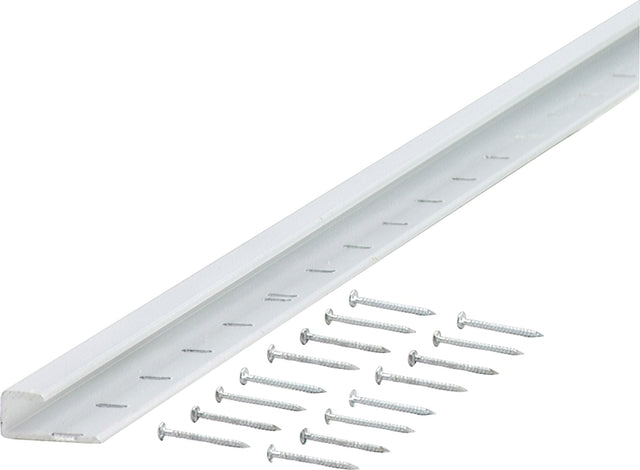 M-D 70144 Cap Moulding with Nail, 96 in L, Aluminum