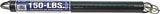 Prime-Line GD 12207 Extension Spring, 1-19/64 in OD, 22 in OAL, Carbon Steel, Galvanized, Loop End, 150 lb