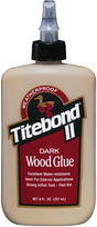 Titebond II 3703 Wood Glue, Brown, 8 oz Bottle