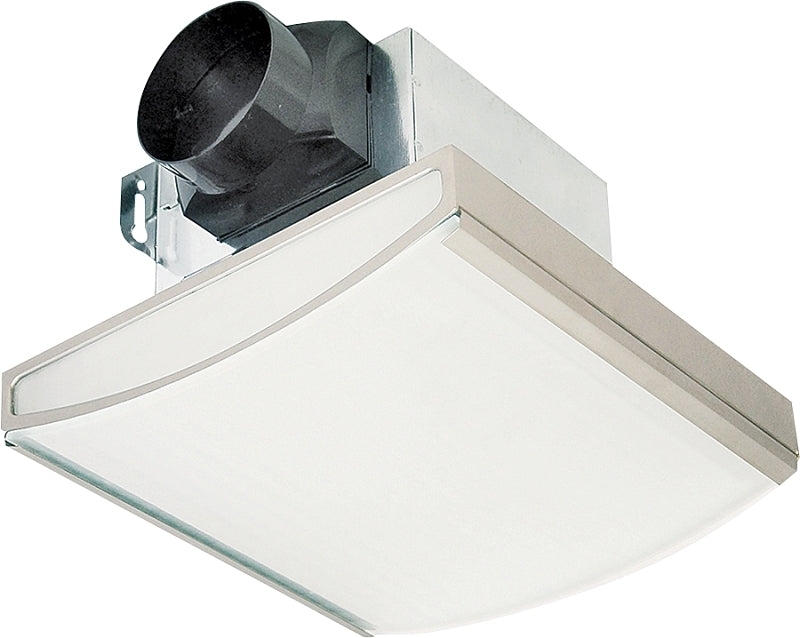 Air King AKLC70SLN Exhaust Fan, 1.6 A, 120 V, 70 cfm Air, 2.5 Sone sones, 4 in Duct