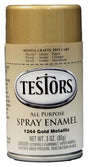 Testors 1244T Craft Paint, Metallic, Gold, 3 oz, Bottle