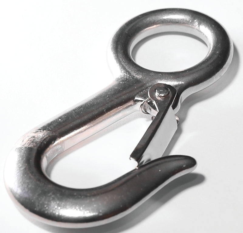 Baron 2311S-1-1/8 Spring Snap, 3/4 in Snap Opening, 4-5/8 in L Dimensions, 400 lb Working Load, Stainless Steel