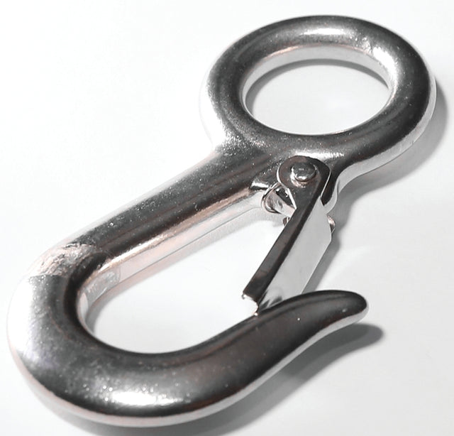 Baron 2311S-1-1/8 Spring Snap, 3/4 in Snap Opening, 4-5/8 in L Dimensions, 400 lb Working Load, Stainless Steel