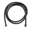 Whedon Bungy Series AF206C-MB Shower Hose, 1/2 in Connection, Female, 78 in L Hose, Stainless Steel, Matte Black